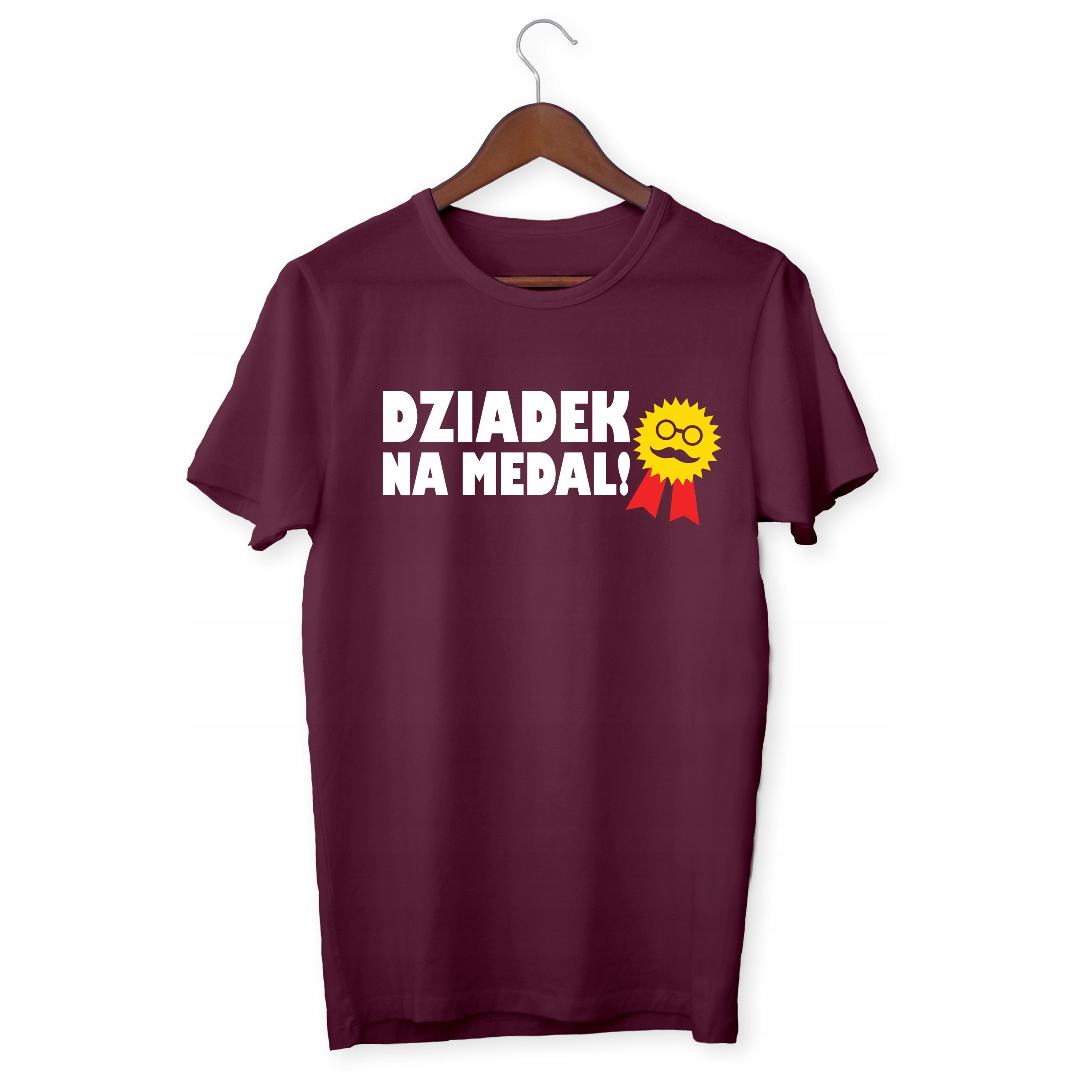 

Tshirt Na Prezent Dla Dziadka Super Dziadek Medal