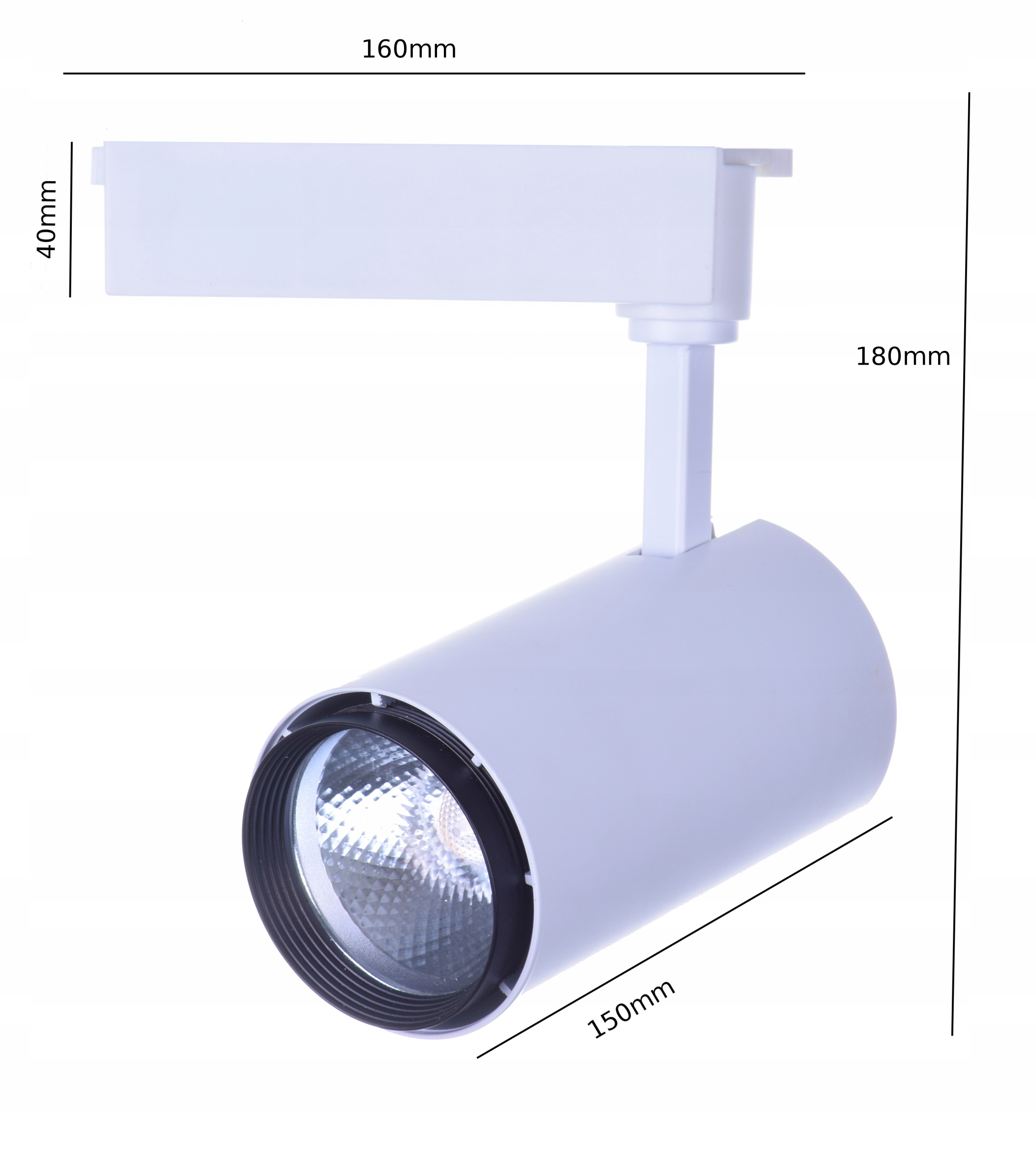 223 ZESTAW 3 reflektory LED 20W SKLEPOWE szyna 1,5 Kod producenta 60883