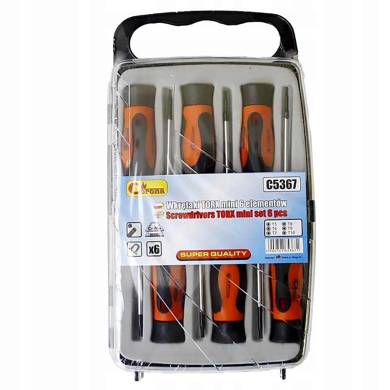 

Richman C5367 Wkrętaki Precyzyjne Torx T5-T10 6szt