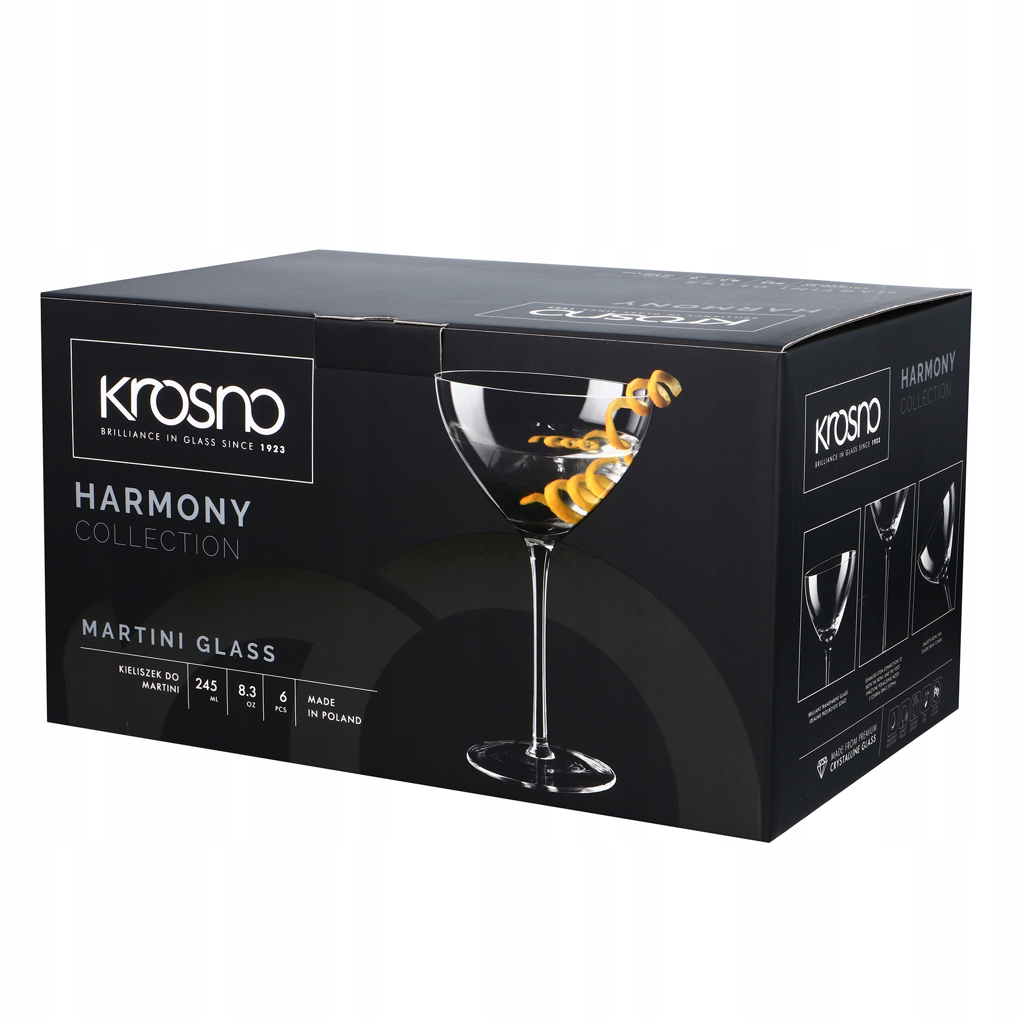 

Kieliszki do martini 245ml 6szt. Harmony Krosno