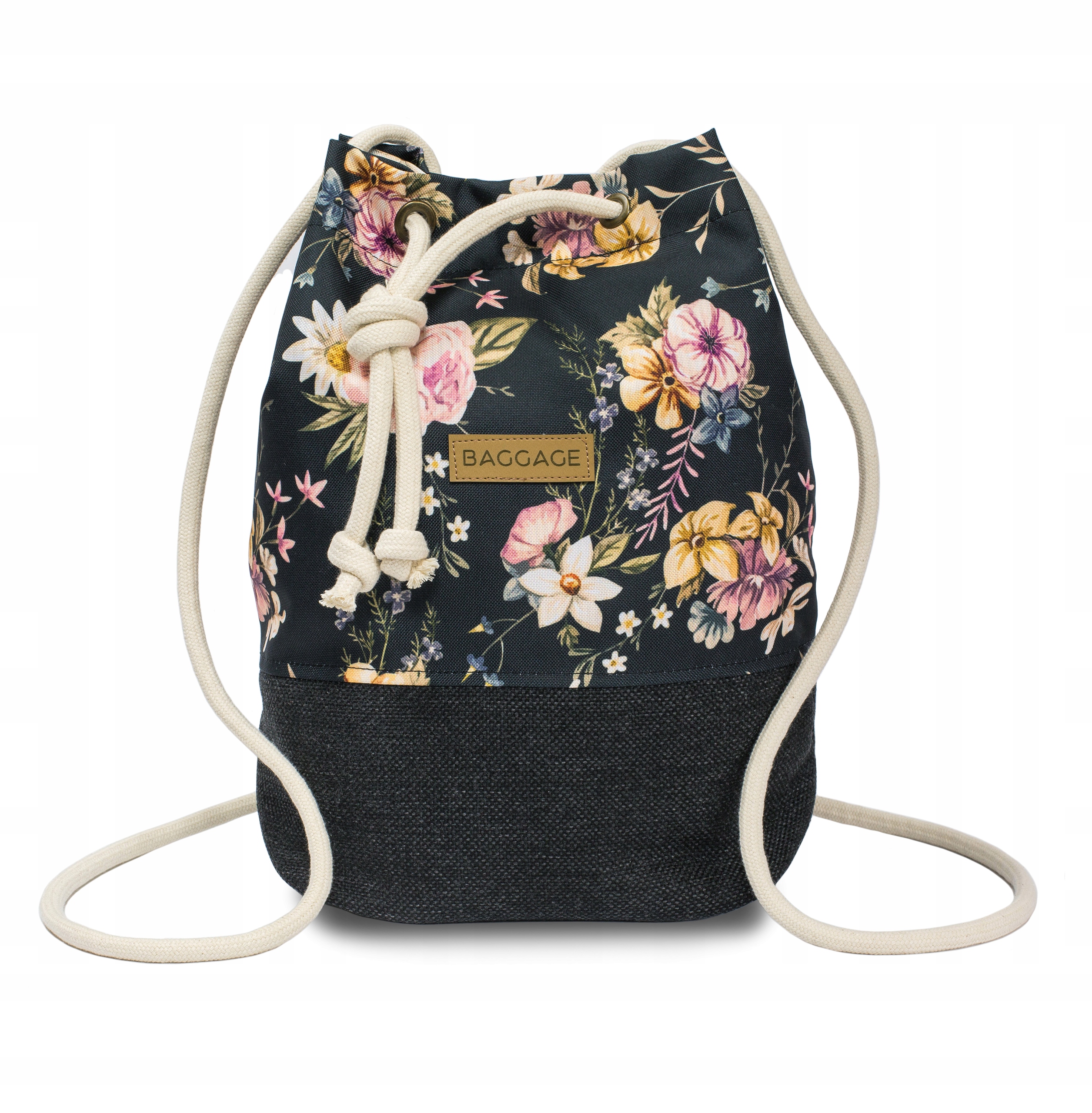 

Plecak Worek 2W1 Torebka Baggage Vintage Flowers