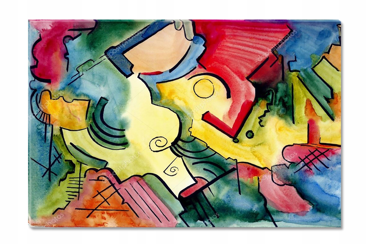 

Obraz na płótnie abstrakcje 90x60 dużo wzorów