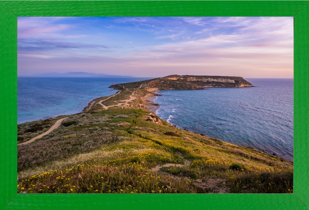 

Drewniana Ramka 24x18 Rama Zielona Na Zdjęcie A5