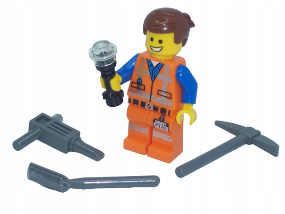 

Lego City figurka Emmet Emet Robotnik Narzędzia