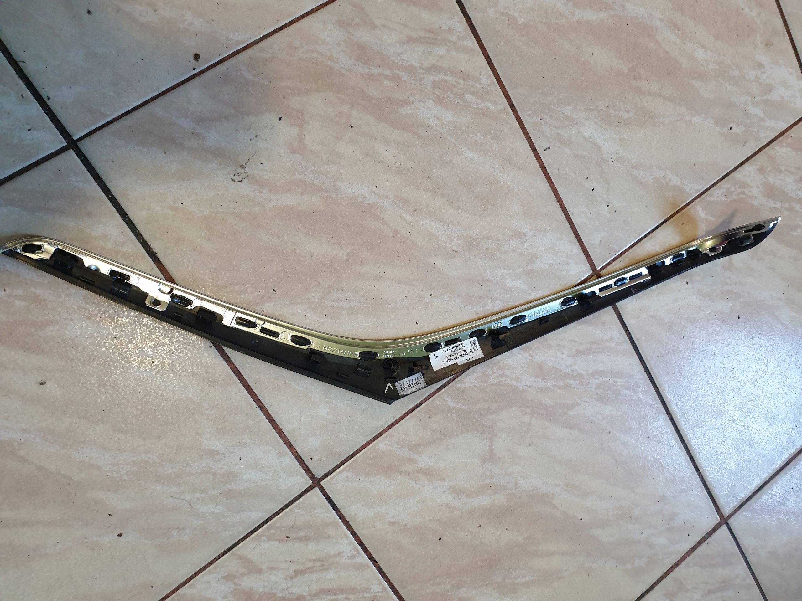 DEKOR BOCZKA wood MERCEDES S W222 left front OE
