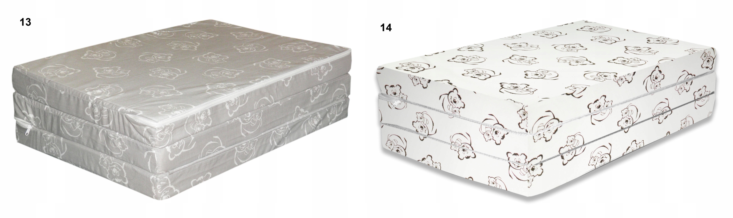 MATERAC SKŁADANY DZIECIĘCY PUFA 120X60cm + TORBA Kolekcja mi