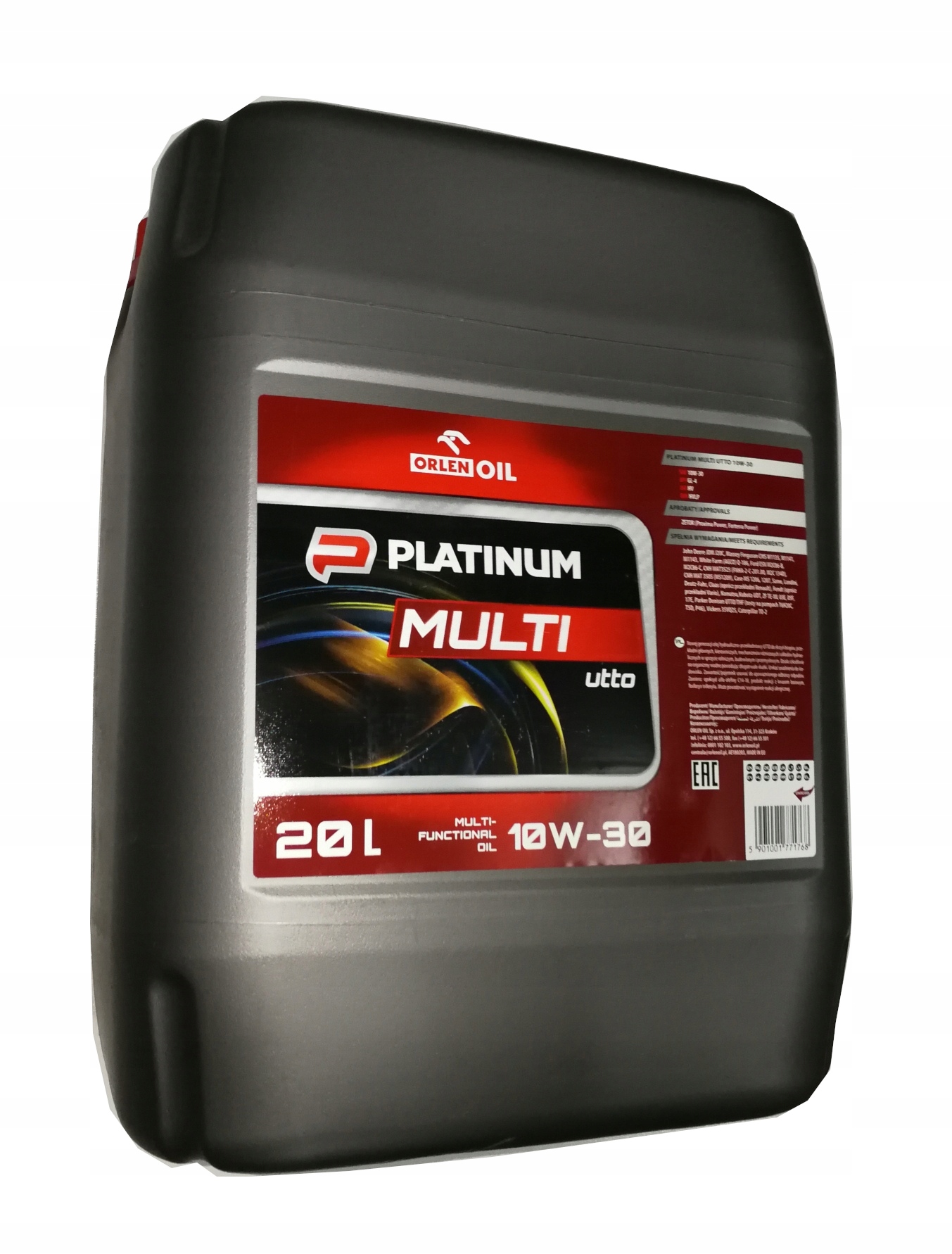 

Platinum Multi Utto 10W-30 olej wielofunkcyjny 20L
