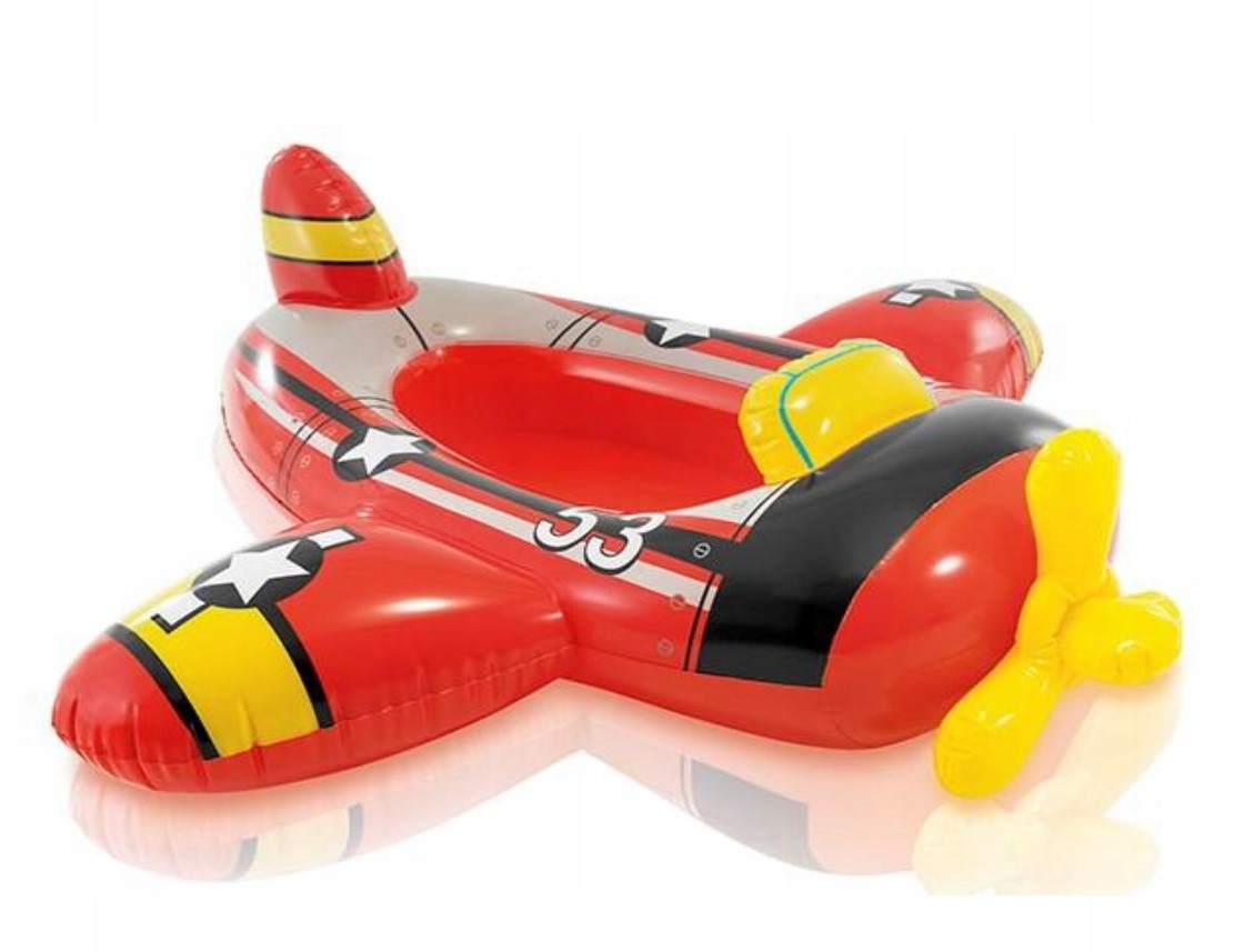 Ponton Intex Samolot czerwony