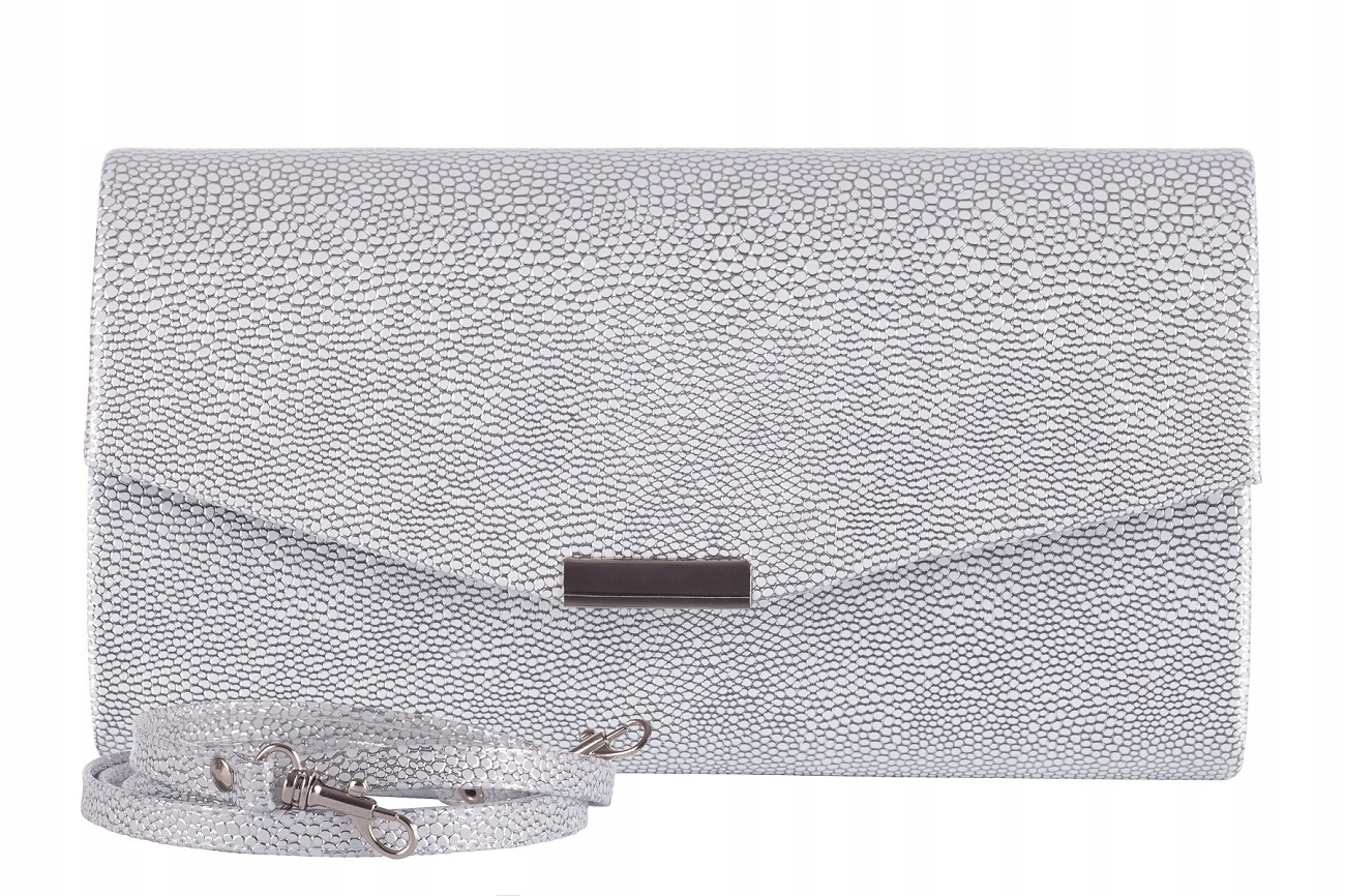 WIZYTOWA POLSKA TOREBKA KOPERTÓWKA WIECZOROWA KOLORY Z PASKIEM NA RAMIĘ Model AS104 torebka na wesele