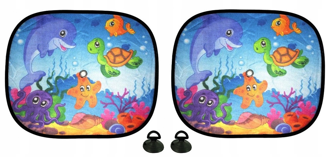 OSLONA PRZECIWSLONECZNA ZASLONKA SZYBY DELFIN 2SZT