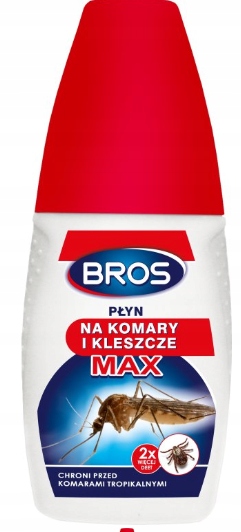 

Bros Płyn Max Na Komary I Kleszcze 50 ML! 30% Deet