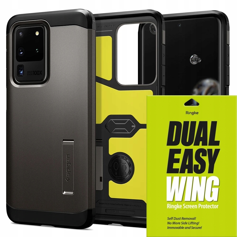 

Etui Do Galaxy S20 Ultra Spigen Tough + Folia Wing
