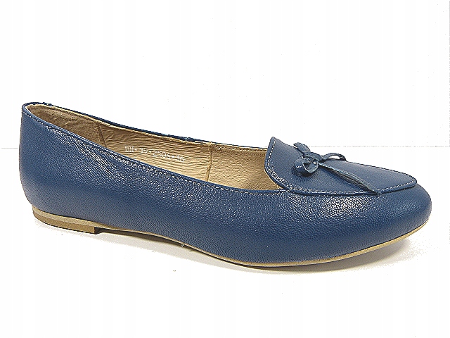 Dámské polobotky modré Karino 36 kůže