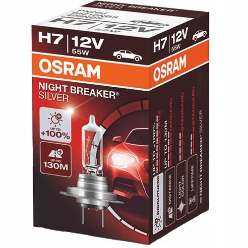 

Osram Żarówki Night Breaker Silver+100% H7 55W 12V