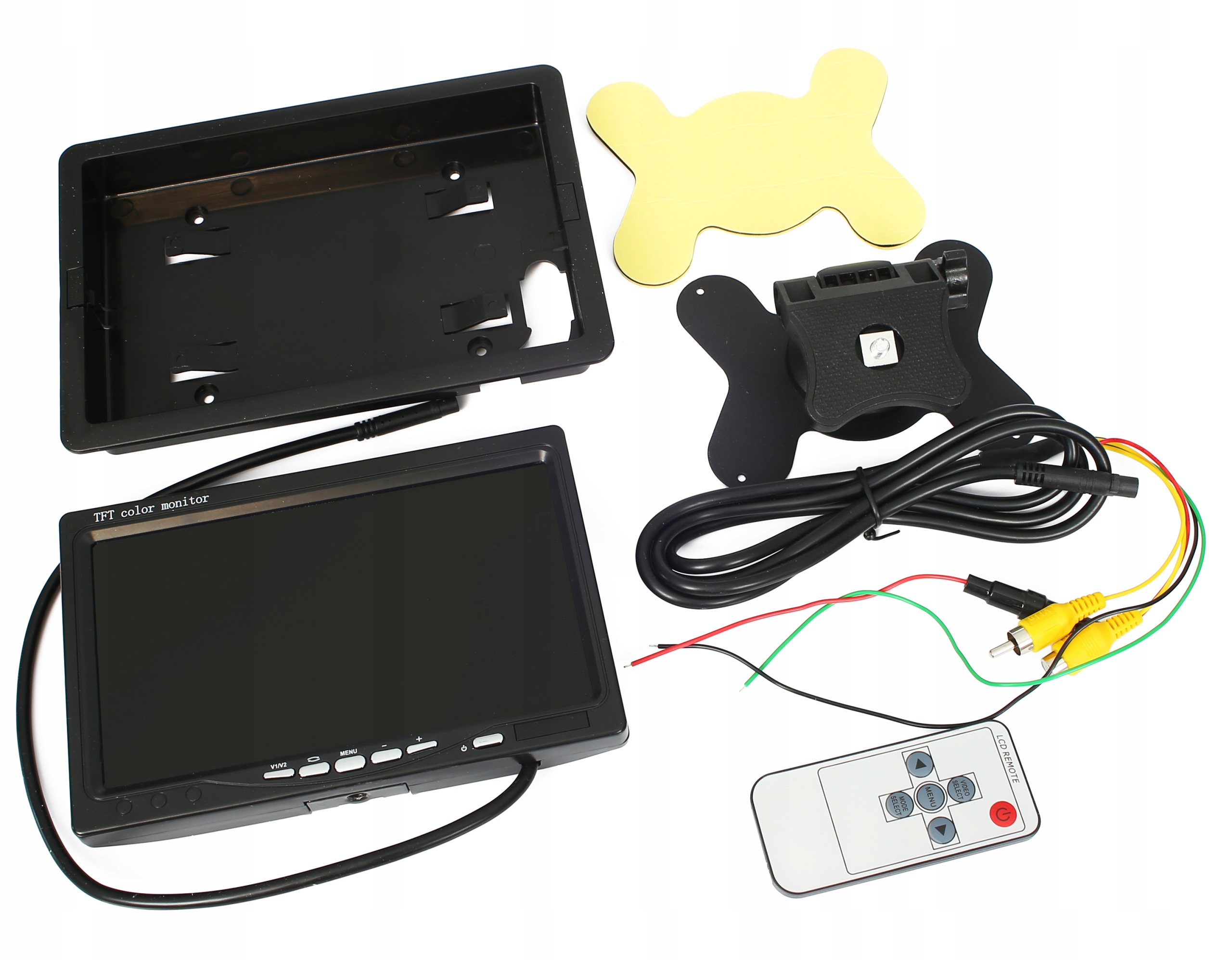 KAMERA COFANIA 18IR 10M MONITOR LCD TFT 7 12 24V Functions line guidance