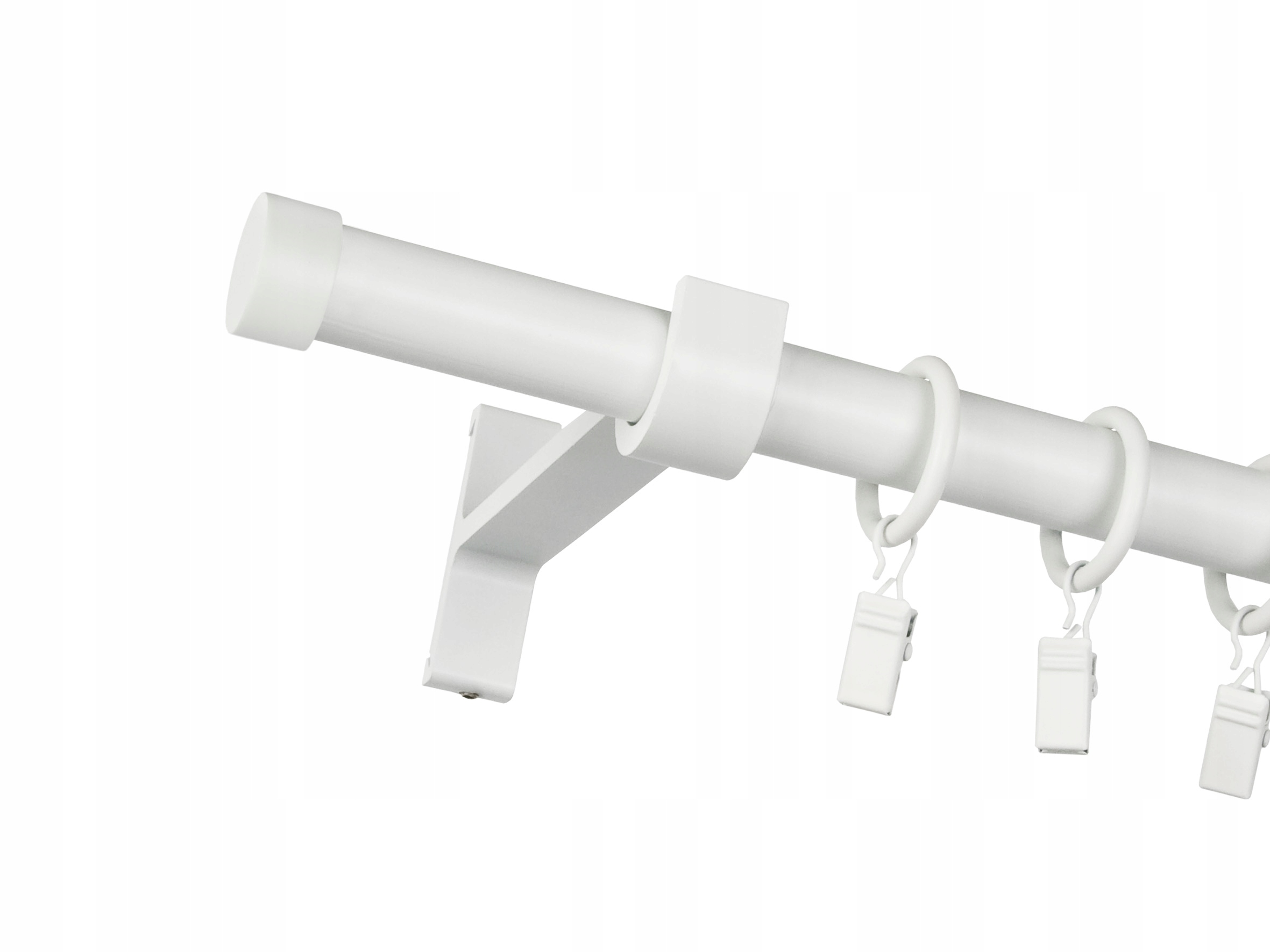 

Nowoczesny karnisz pojedynczy 19mm Rullo 200 cm