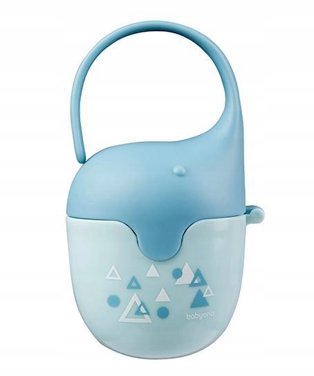 BABYONO Etui pudełko pojemnik na smoczek 529 Słoń