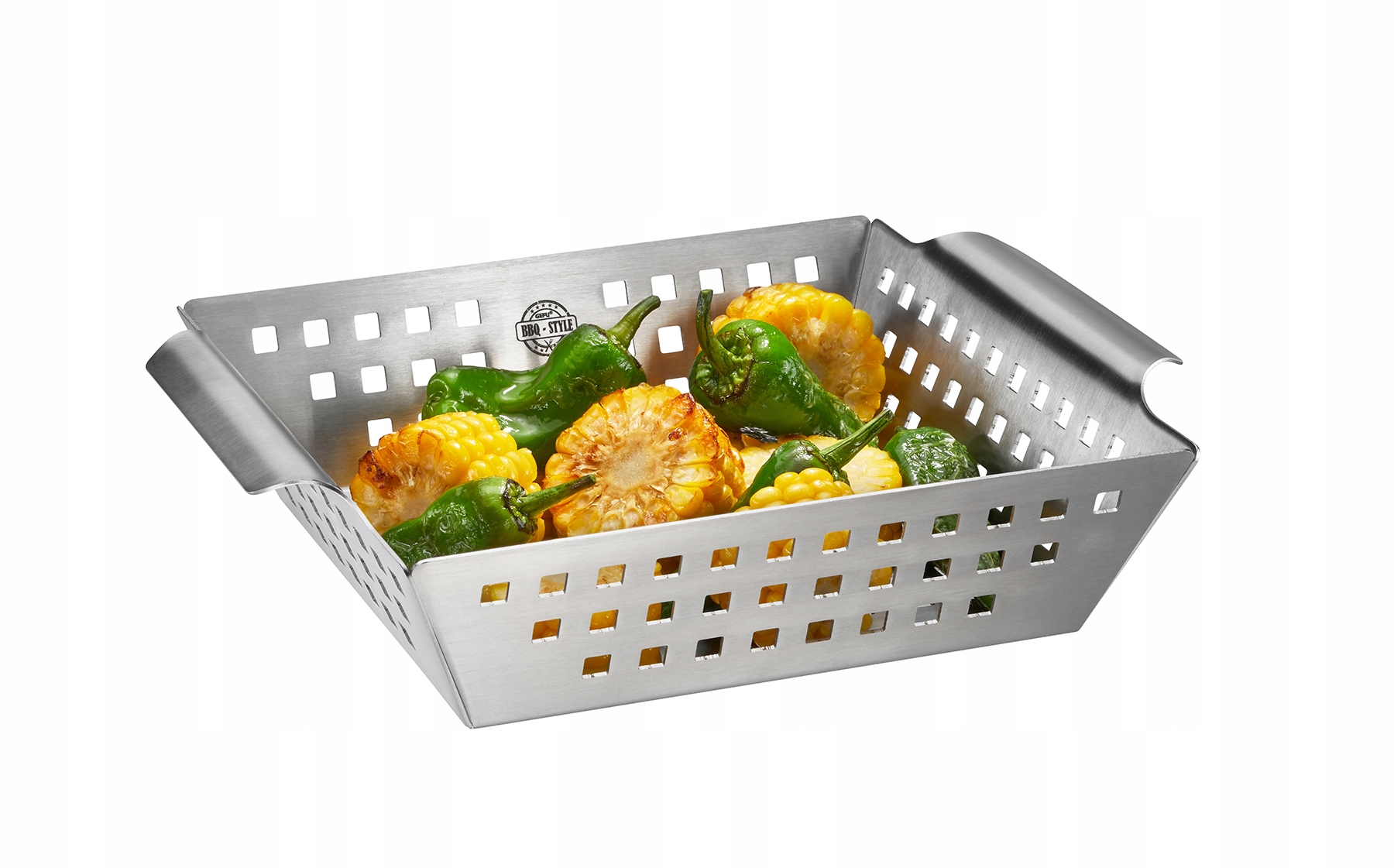 Gefu Bbq grilovací podnos 25x21,5 cm nerezová ocel pro zeleniny