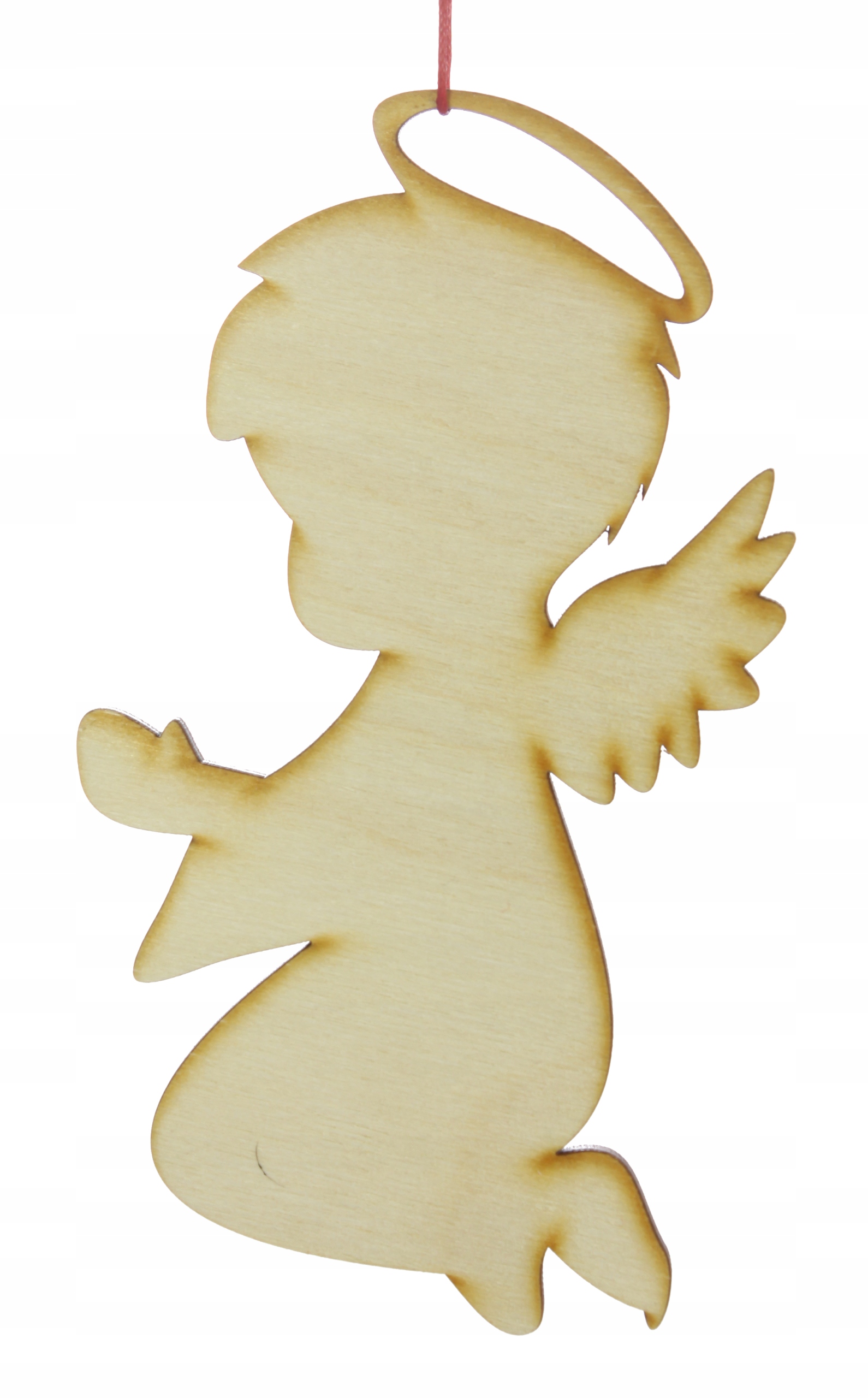 

Zawieszka aniołek na choinkę drewniana Duża 10cm