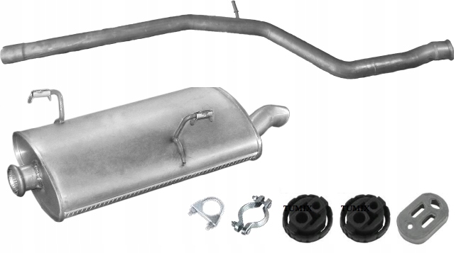 RURA TŁUMIK KOŃCOWY PEUGEOT 206 2.0 HDI HATCHBACK