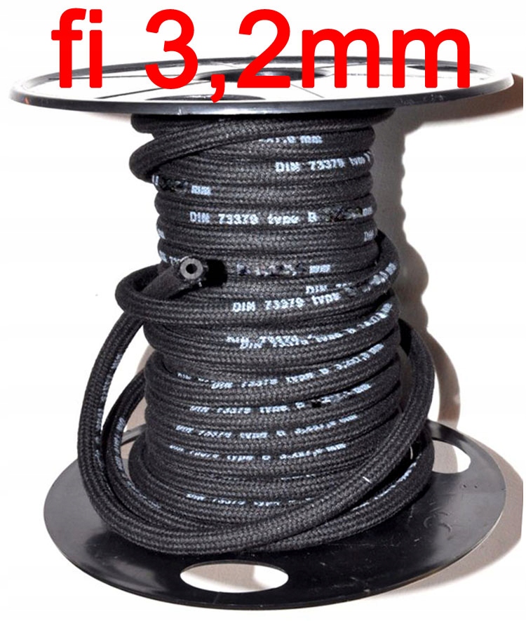 PRZEWÓD PALIWOWY PALIWA 3,2 MM W OPLOCIE Producent części AGU