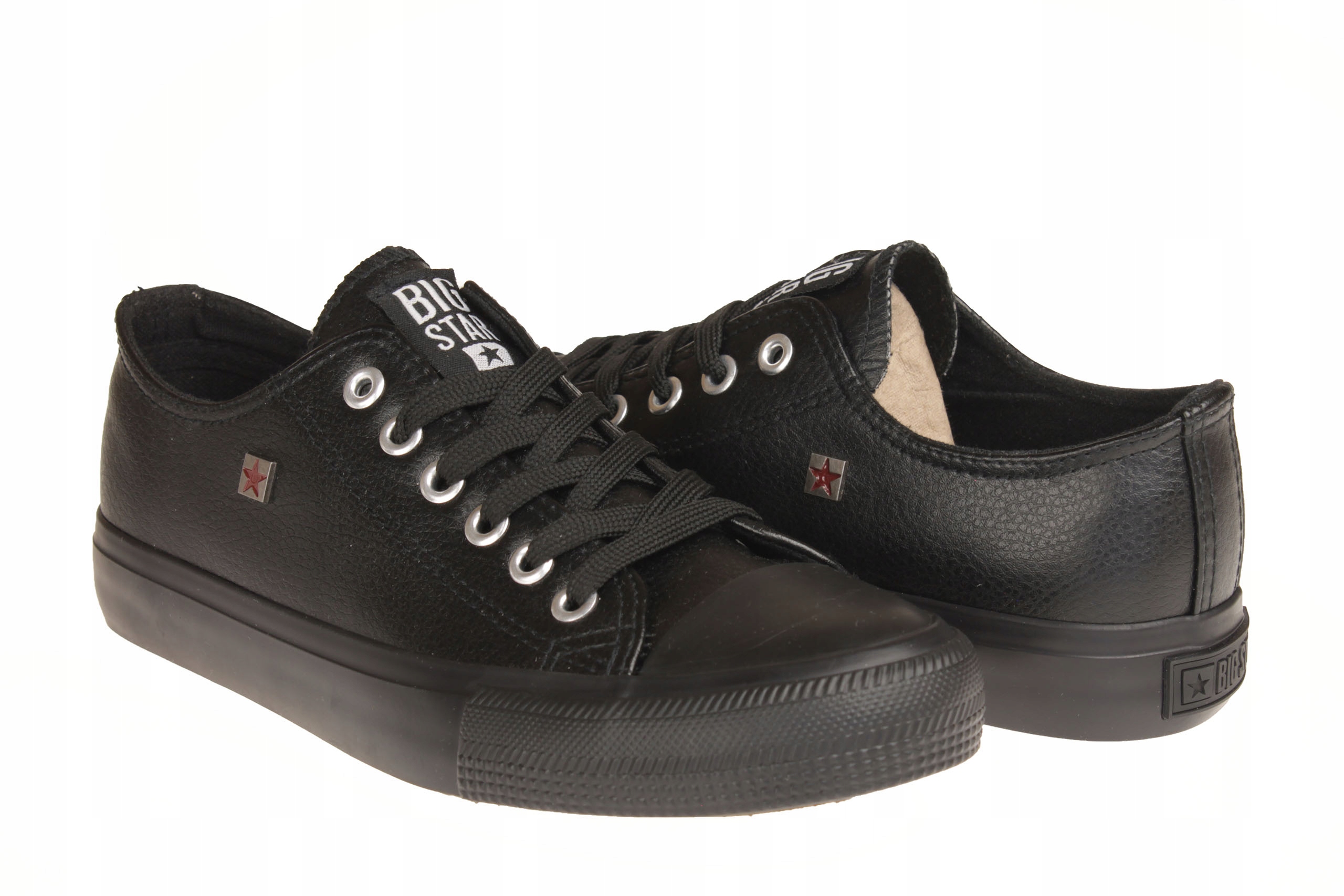 BIG STAR V274871 TRAMPKI DAMSKIE CZARNY EKOSKÓRA S666M R 38 Kod producenta V274871