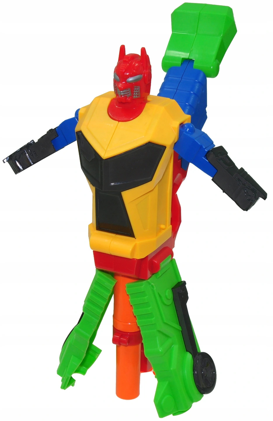 PISTOLET ROBOT NA STRZAŁKI Z GĄBKI OKULARY TARCZA Marka LEANToys