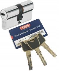 Abus D6X 40/45 B/sb Zámek 40/45 5 klíčů Kódová karta