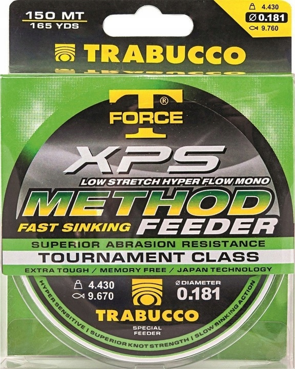 Żyłka Trabucco T-force Xps Method Feeder 0,20mm 150m