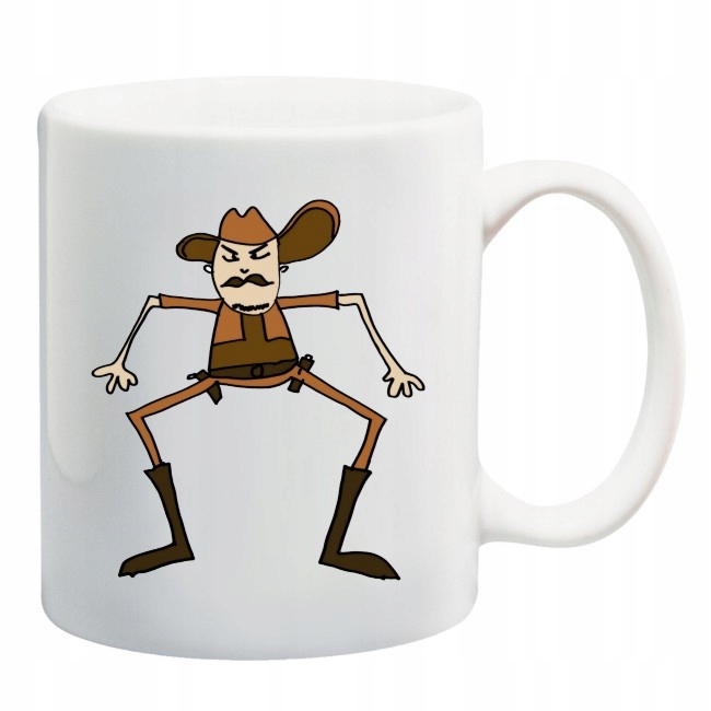 KUBEK śmieszne DZIKI WSCHÓD REWOLWEROWIEC