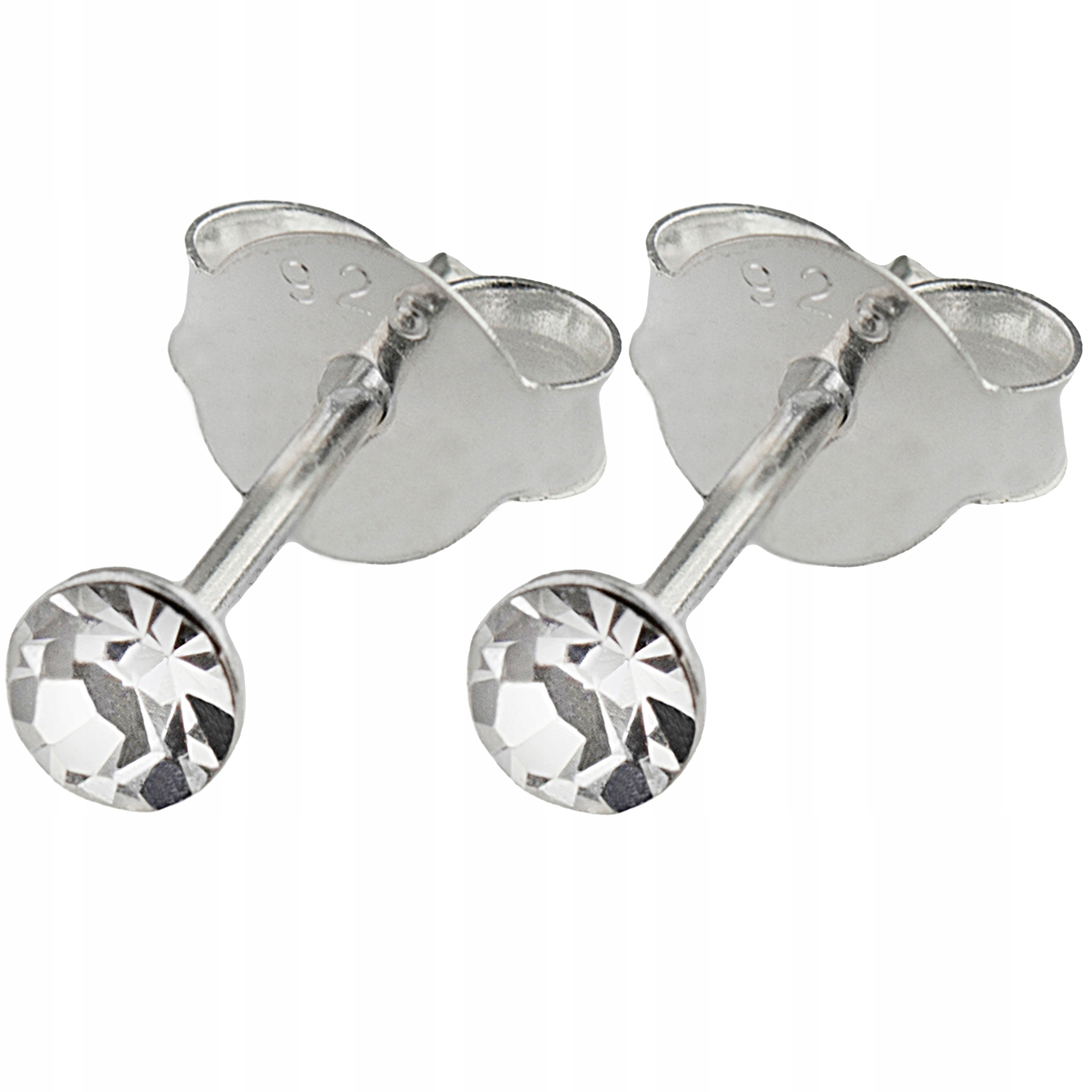 

Versil kolczyki cyrkonie 3,0 mm srebro pr. 0,925