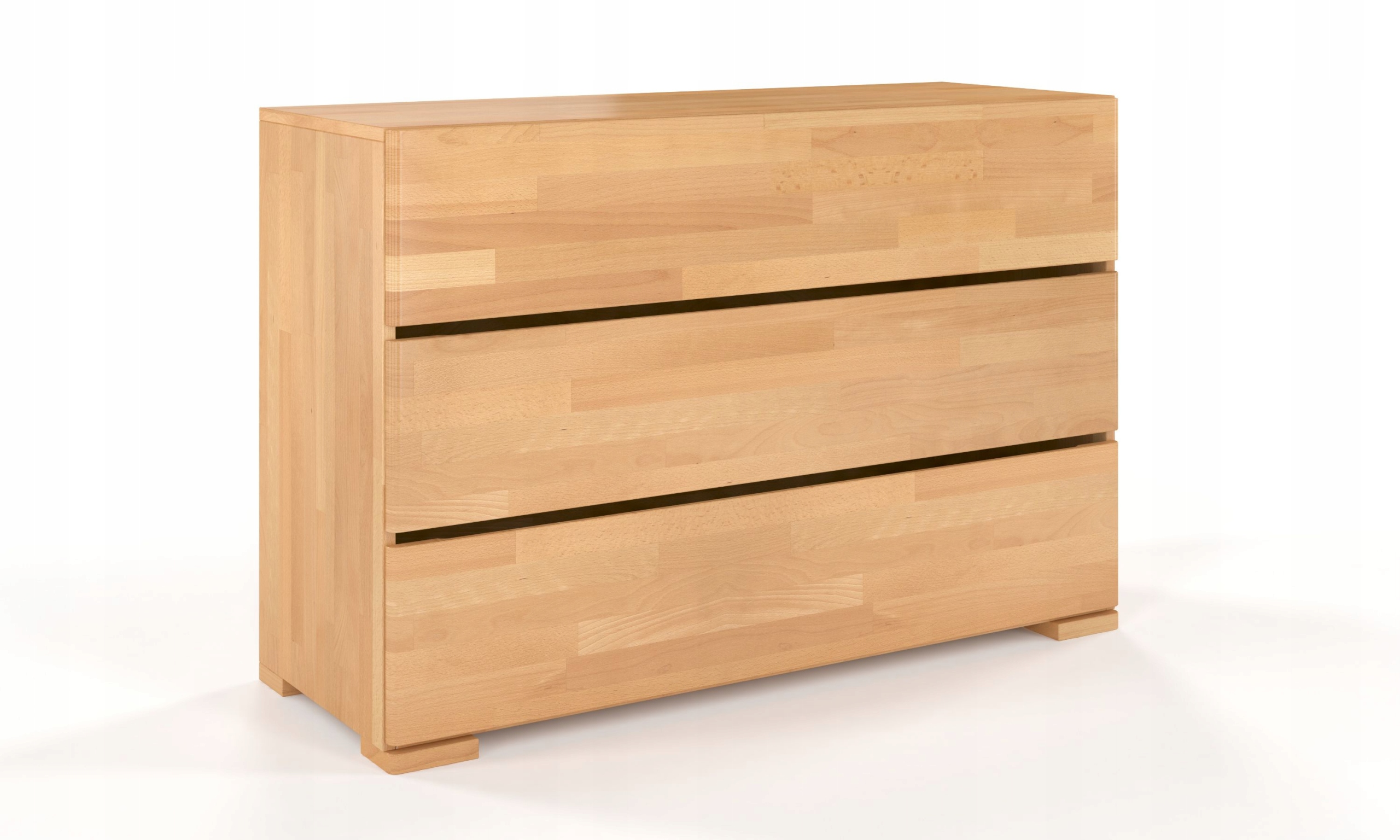 DSI-nábytok: Bukového dreva, bielizník 3S SANDEMO