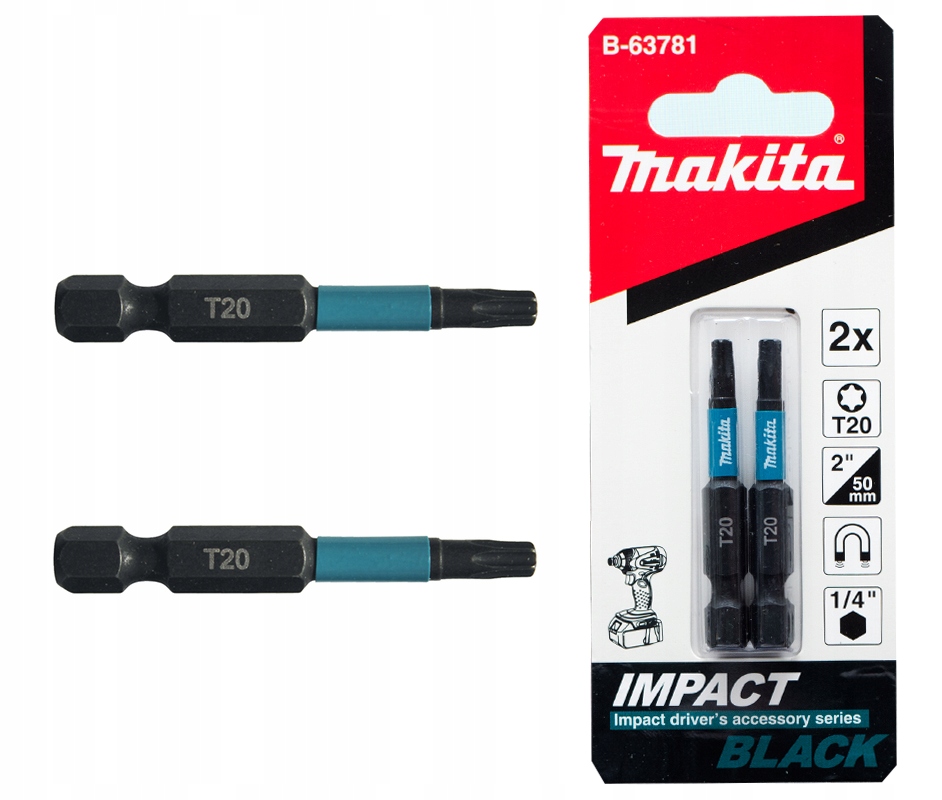 

Końcówka Wkrętakowa Udarowa T20 50MM 2SZT B-63781