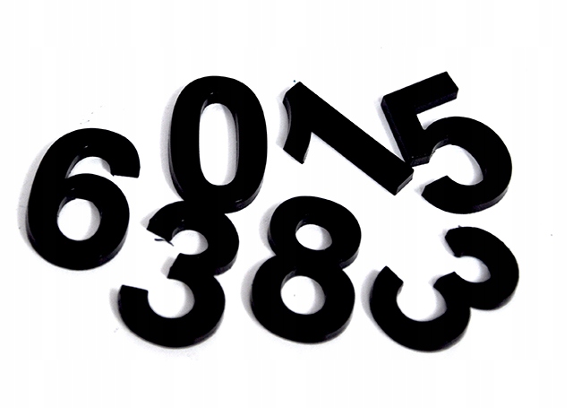 Numer na dom, Cyfra plexi 50 cm , extra ! Szerokość produktu 40 cm