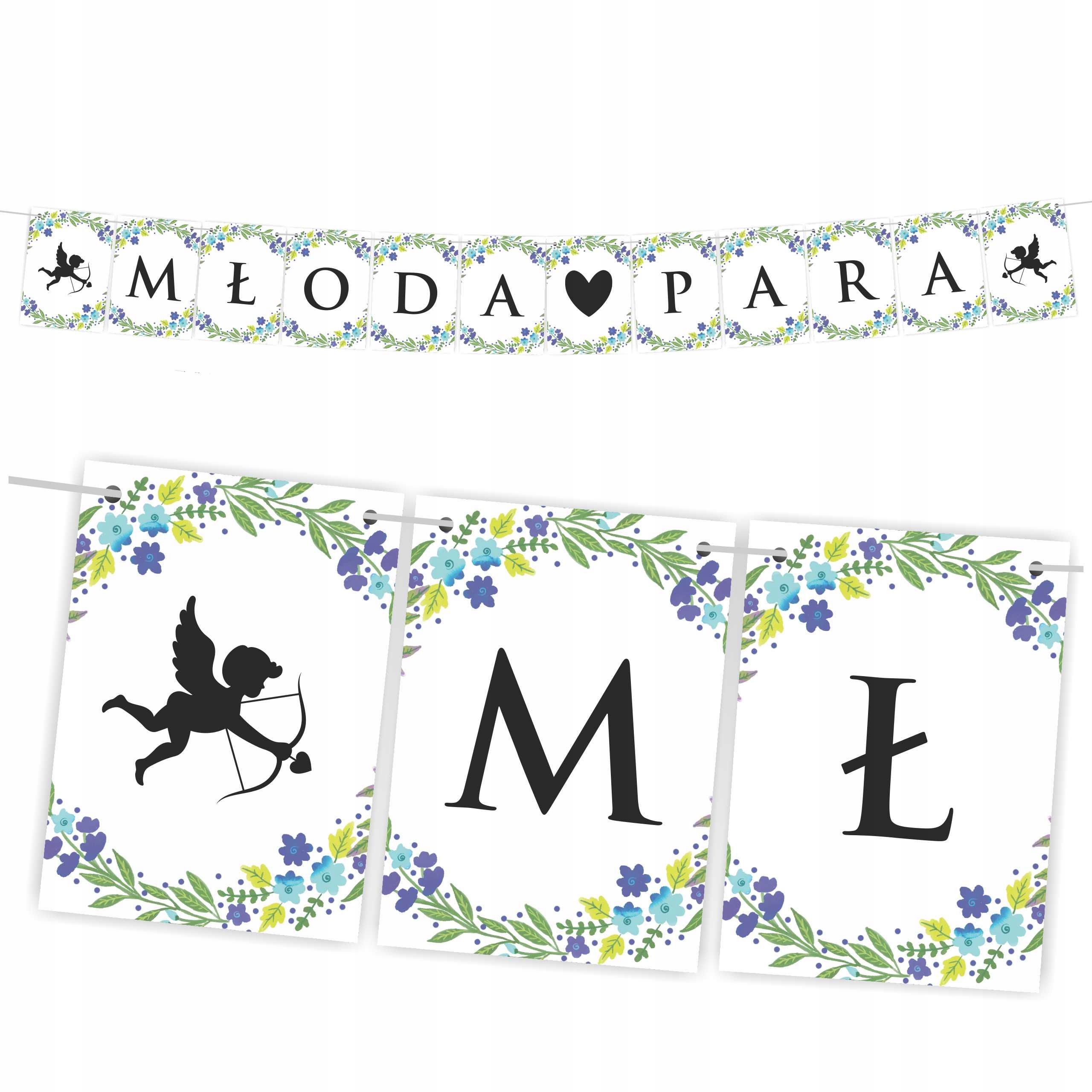 

Baner Weselny Girlanda Młoda Para A5 230cm 48szabl