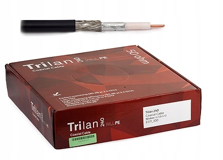 

Przewód antenowy Gsm Wlan Lte 50 Om Tri-Lan 240 5m