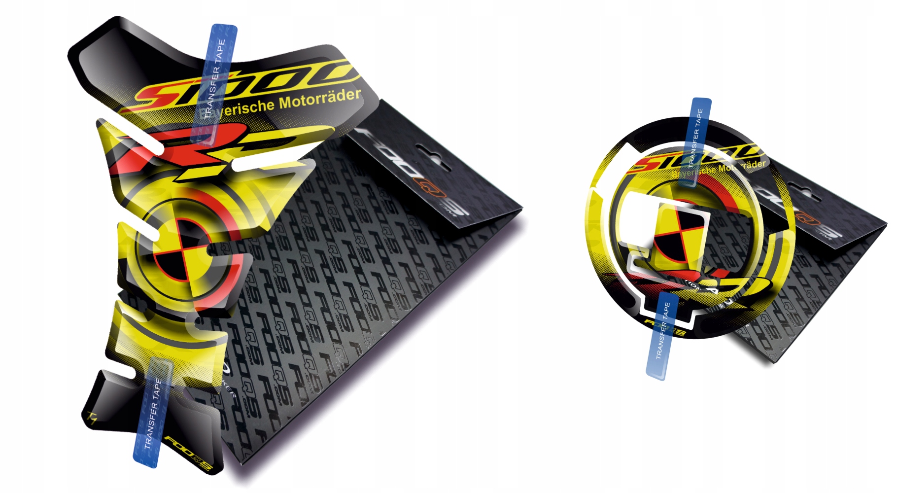 Tank-pad Cap-pad od firmy Fooqs pro Bmw S-1000-RR Žlutý