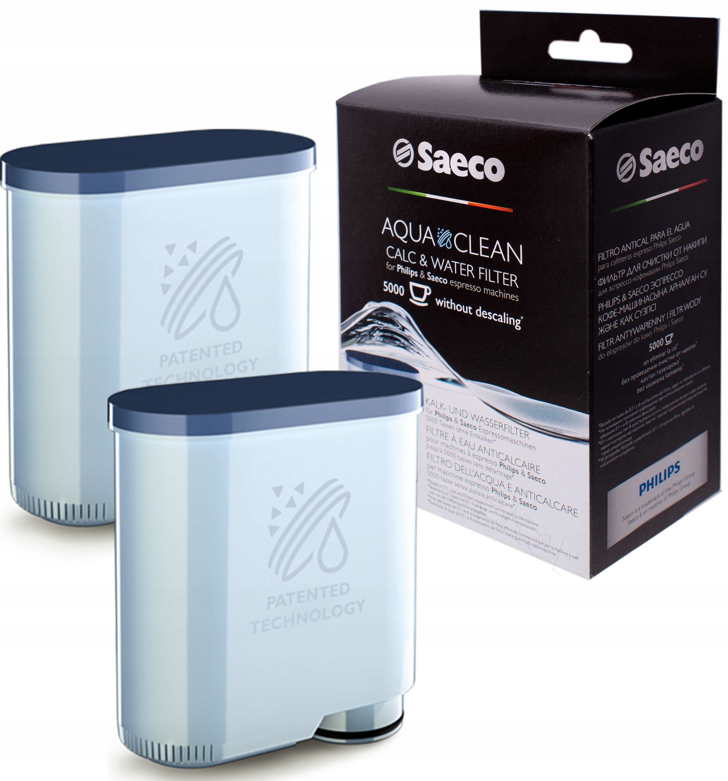 

2x Saeco Filtr Aquaclean Ekspres Aqua Clean CA6903