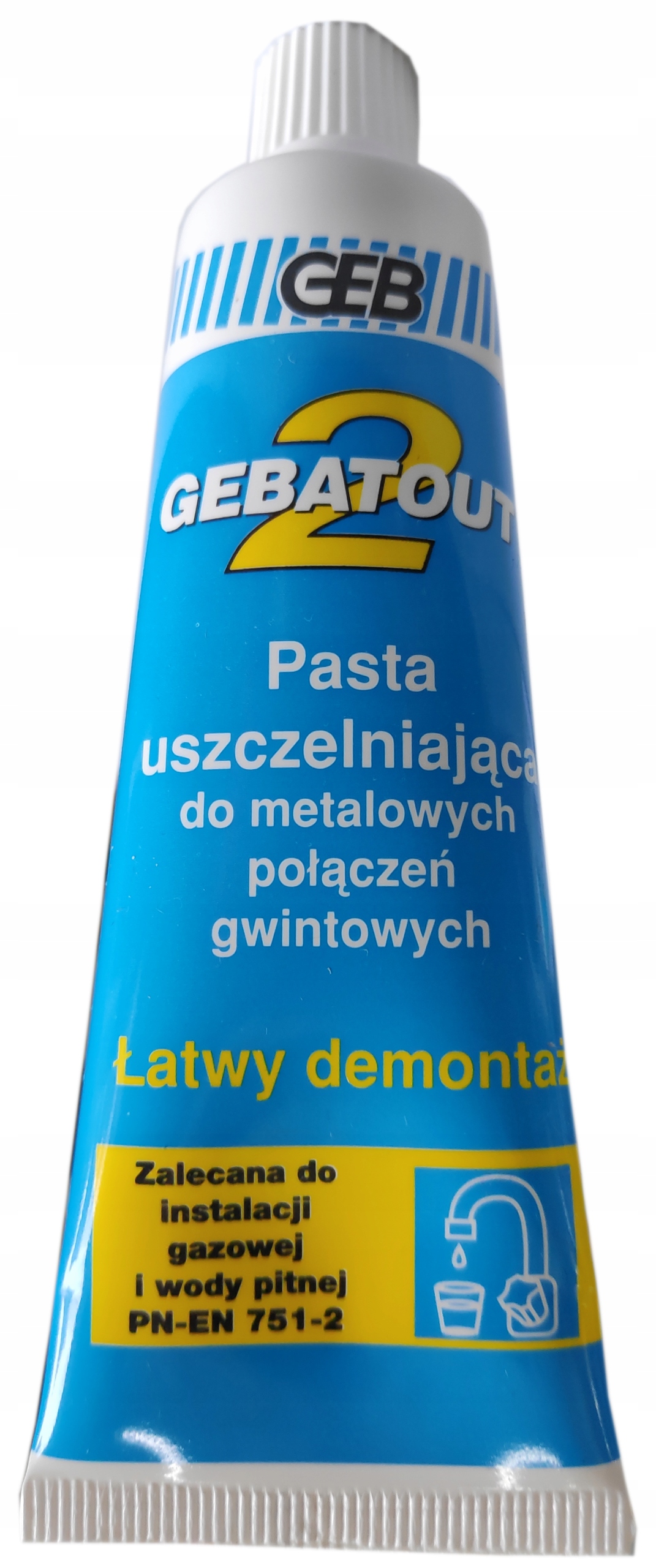 PASTA USZCZELNIAJĄCA DO POLĄCZEŃ METALOWYCH GWINTOWANYCH GEB