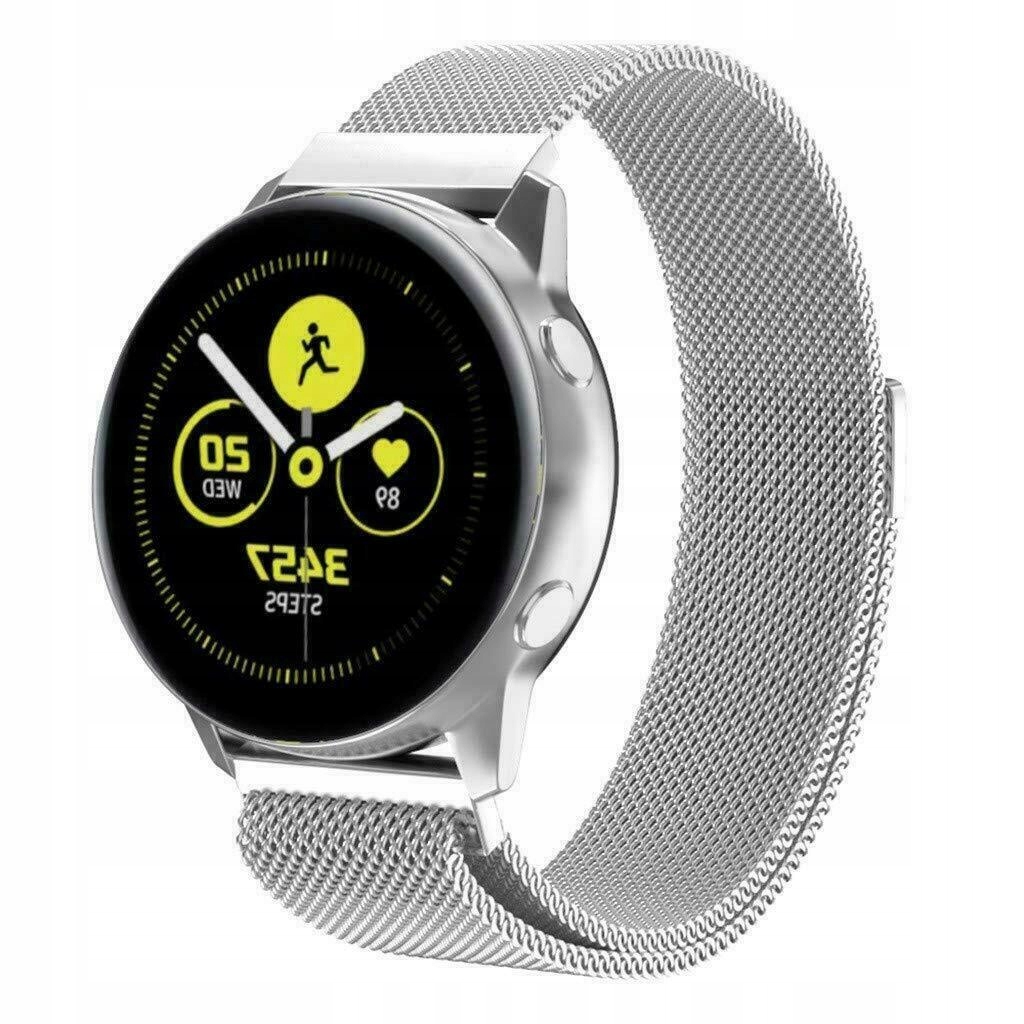 BRANSOLETA PASEK MILANESE SAMSUNG WATCH ACTIVE 2 Materiał stal