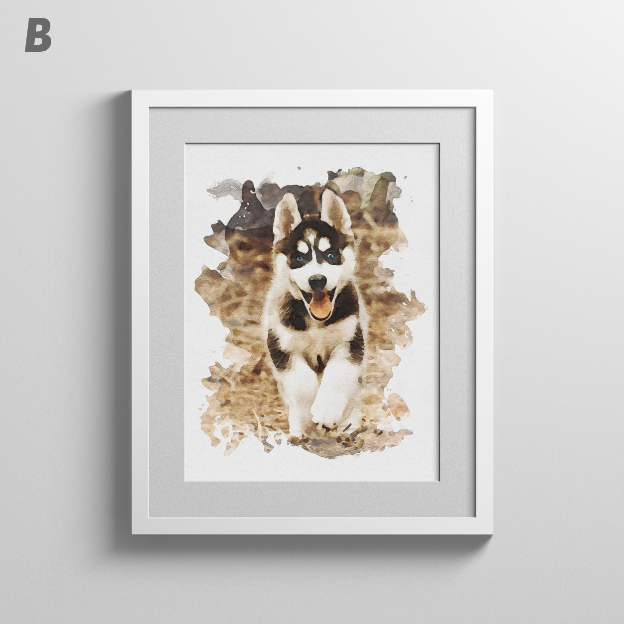 Plakaty dla Dzieci Psy Akwarela Zwierzęta A3 HIT! Płeć chłopcy