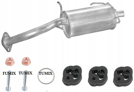 ГЛУШНИК КІНЦЕВИЙ NISSAN MICRA 1.04kw 1.40kw КОМПЛЕКТ