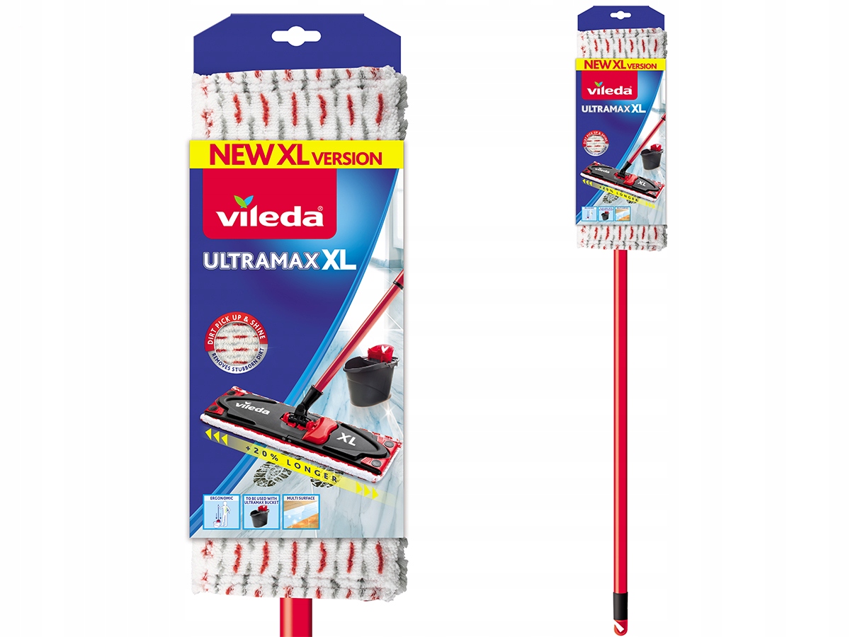 Levně Vileda Mop Plochá teleskopická tyč Ultramax XL 42CM