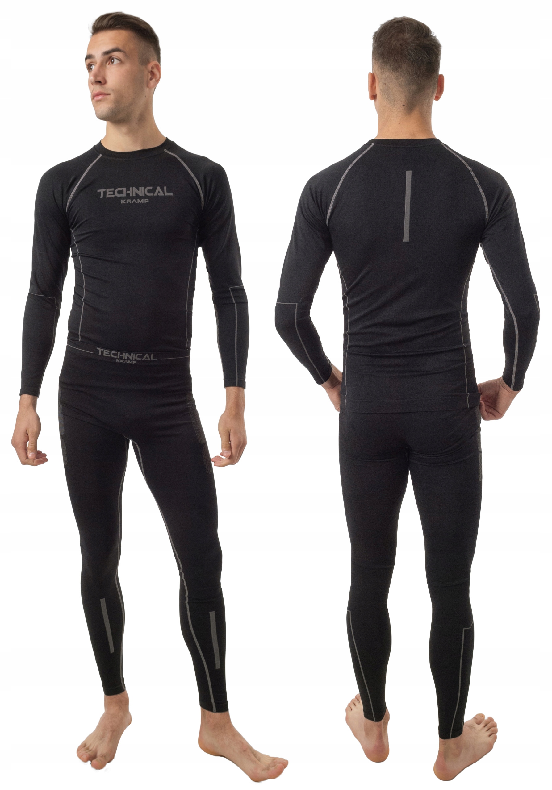 Ciepła Bielizna Termoaktywna Termiczna Narty Snowboard Męska Technical L/XL