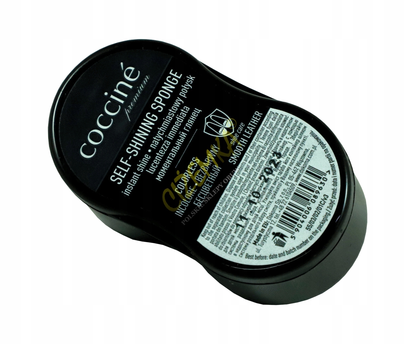 COCCINE CZYŚCIK NABŁYSZCZAJĄCY GĄBKA BUTÓW MAŁY