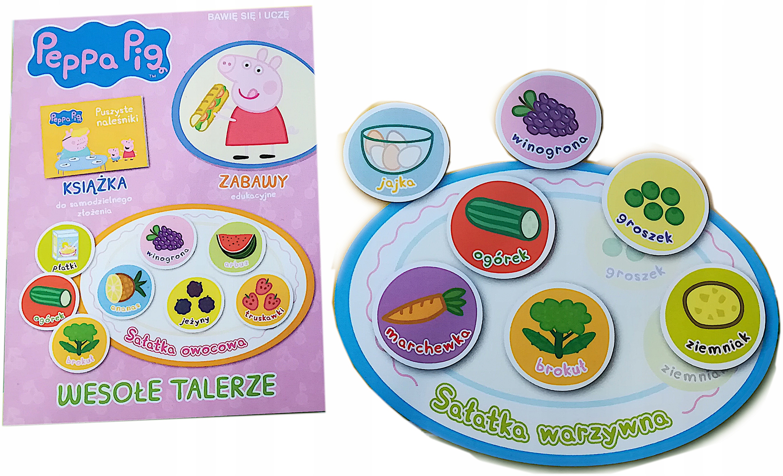 

Świnka Peppa ; Wesołe Talerze: D-X