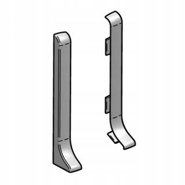 Profilpas cokół aluminiowy biały listwa H6 cm. Szerokość 10 mm