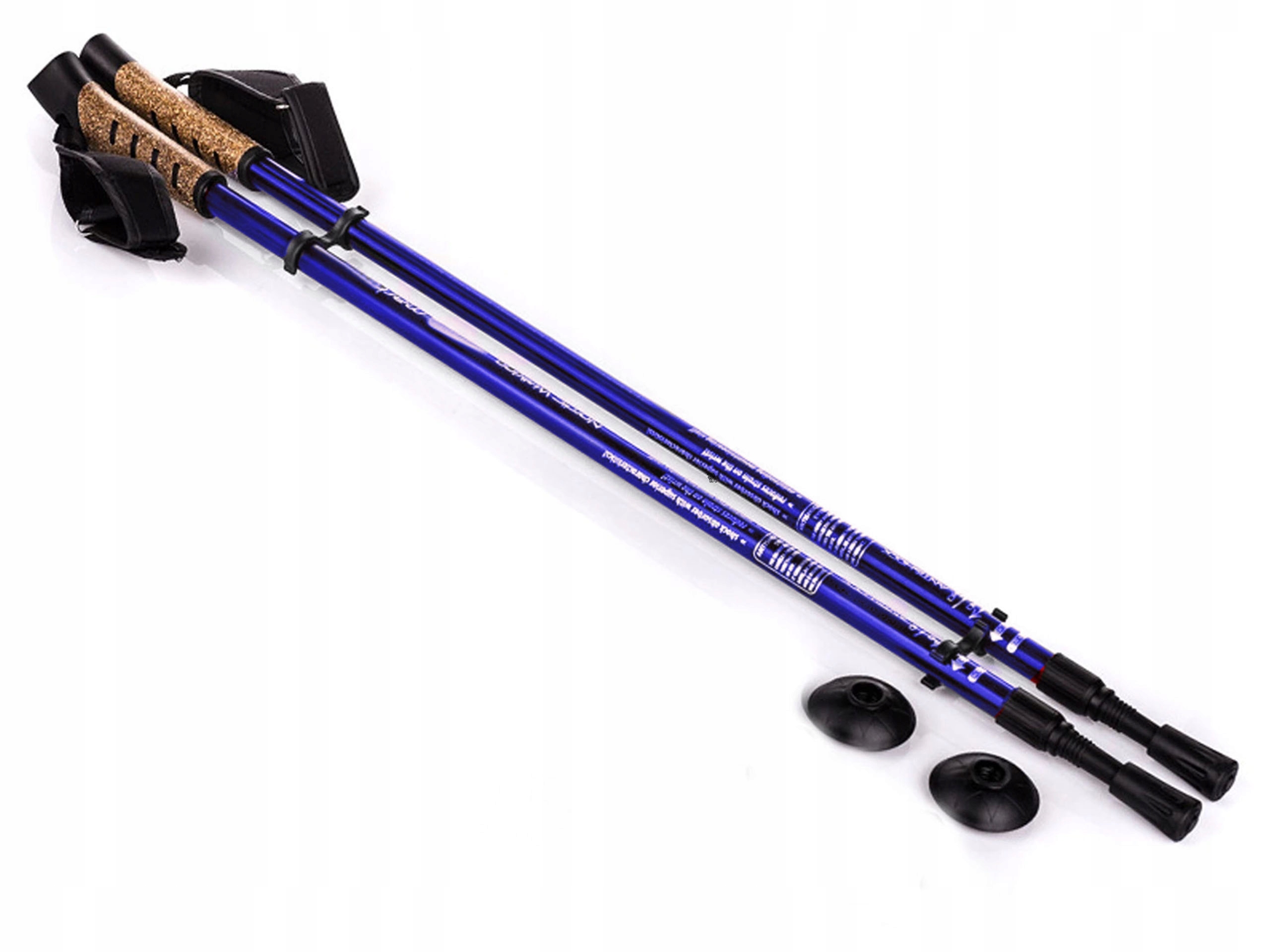 

2X Kijki Kije Trekkingowe Nordic Walking Korek Alu