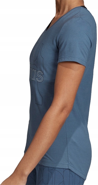 KOSZULKA DAMSKA ADIDAS MOTION TEE BLUE EH6438 R M Kolor niebieski