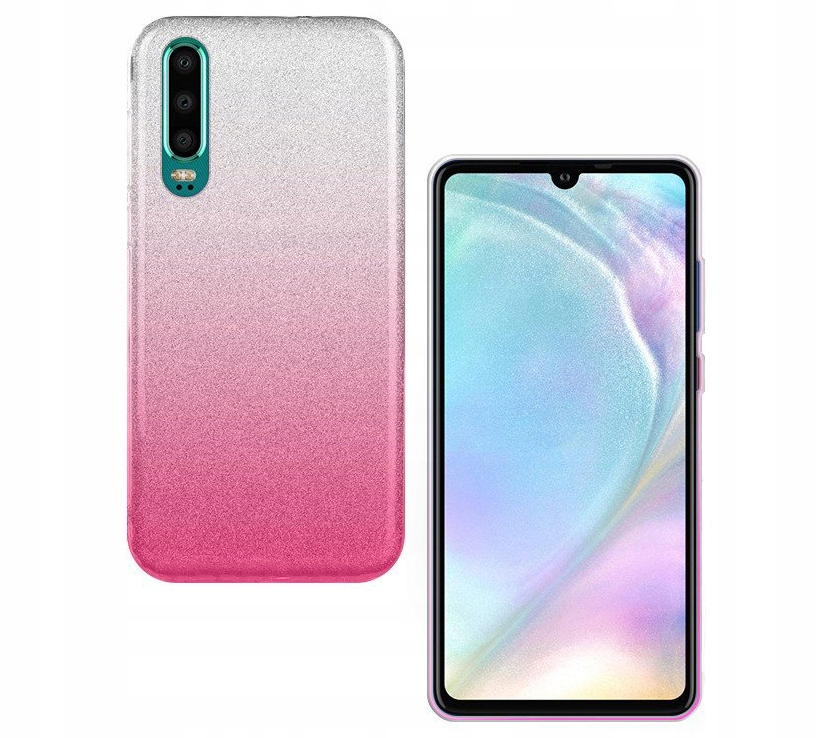 

Silikonowe Etui 3w1 Glitter Case Brokat Huawei P30